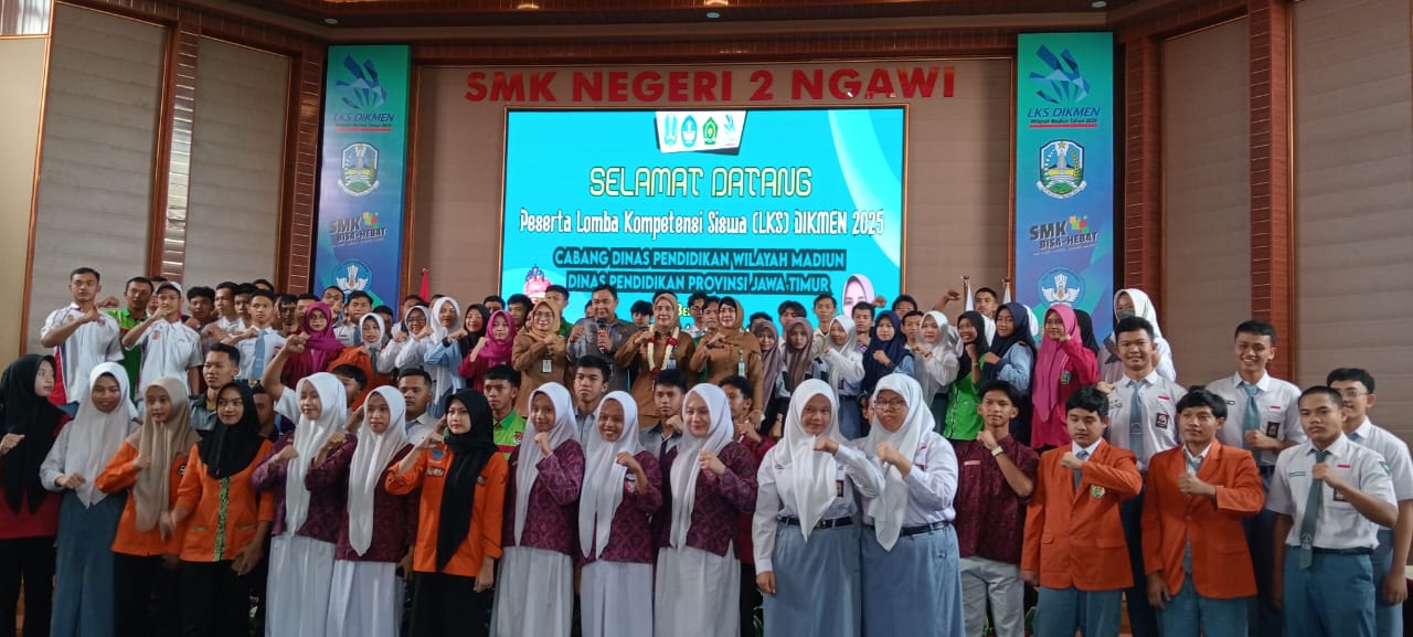 Ceremonial Penutupan Lomba LKS tingkat kabupaten di SMKN2 Ngawi